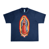 Navy our lady of guadalupe virgin mary Urban Heavy Tee - tuanDangUi