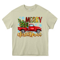 Merry Christmas Truck Heavy Core Tee | Teevron