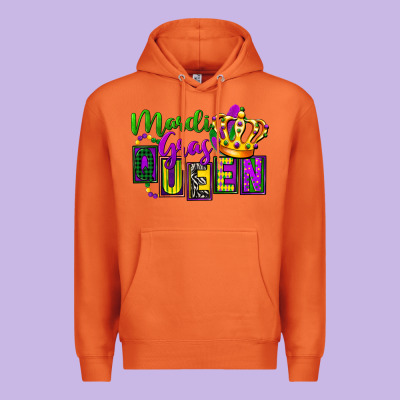 Mardi Gras Queen Premium Hoodie Designed By Fadigitalartstudio