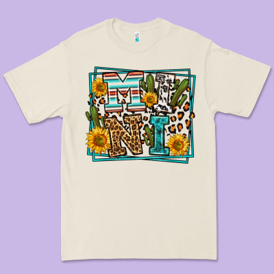 Western Leopard Mini Premium Tee Designed By Lillyallendesigns