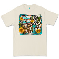 Bone western leopard mini Premium Tee - LillyAllenDesigns
