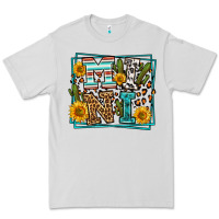 Dove Grey western leopard mini Premium Tee - LillyAllenDesigns