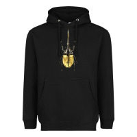 Black hercules beetle Heavyweight Hoodie - LillyAllenDesigns