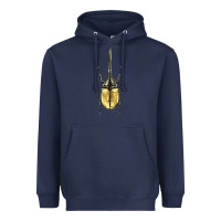 Navy hercules beetle Heavyweight Hoodie - LillyAllenDesigns