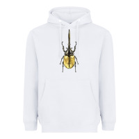 White hercules beetle Heavyweight Hoodie - LillyAllenDesigns