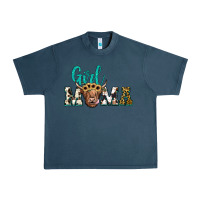Midnight Navy girl mama Urban Heavy Tee - JahusDesignShop