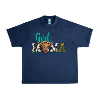 Navy girl mama Urban Heavy Tee - JahusDesignShop