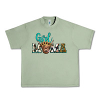 Oil Green girl mama Urban Heavy Tee - JahusDesignShop
