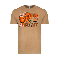 Vintage Camel Her fight is our fight Kidney Cancer orange ribbon Vintage Tee - NancyCooperArtShop