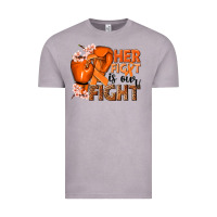 Vintage Zinc Her fight is our fight Kidney Cancer orange ribbon Vintage Tee - NancyCooperArtShop