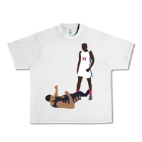 Lunar Rock sekou doumbouya over tristan thompson Urban Heavy Tee - tuanDangUi
