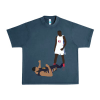 Midnight Navy sekou doumbouya over tristan thompson Urban Heavy Tee - tuanDangUi