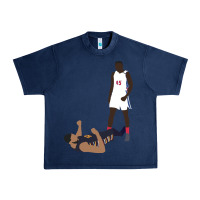 Navy sekou doumbouya over tristan thompson Urban Heavy Tee - tuanDangUi