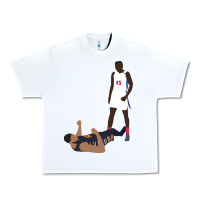White sekou doumbouya over tristan thompson Urban Heavy Tee - tuanDangUi
