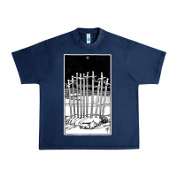 Navy ten of swords   x of swords   tarot card   major arcana   fortune tell Urban Heavy Tee - tuanDangUi