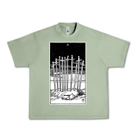 Oil Green ten of swords   x of swords   tarot card   major arcana   fortune tell Urban Heavy Tee - tuanDangUi