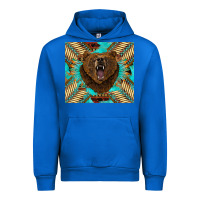 Cobalt bear native american  tumbler Urban Hoodie - BarkalooDesign