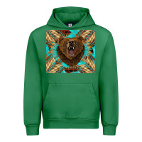Emerald bear native american  tumbler Urban Hoodie - BarkalooDesign