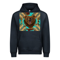 Navy bear native american  tumbler Urban Hoodie - BarkalooDesign