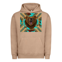 Pigment Burro bear native american  tumbler Urban Hoodie - BarkalooDesign
