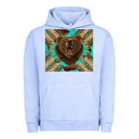 Pigment Grape Ice bear native american  tumbler Urban Hoodie - BarkalooDesign