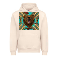 Bear Native American  Tumbler Urban Hoodie | Teevron