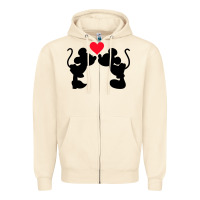 Sandshell Minnie Mouse Zipper Hoodie - CowhideDigitalArt