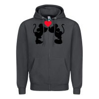Smoke Minnie Mouse Zipper Hoodie - CowhideDigitalArt