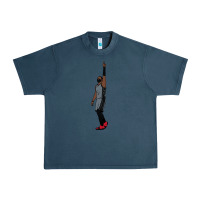 Midnight Navy kyrie irving pointing up Urban Heavy Tee - tuanDangUi