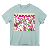 Arona pink christmas tree cakes Heavy Core Tee - MaliasSmallBusiness