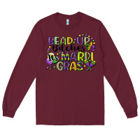 Burgundy bead up bitches its mardi gras Long Sleeve Tee - CowGirlArtShop
