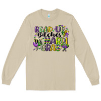 Mushroom bead up bitches its mardi gras Long Sleeve Tee - CowGirlArtShop