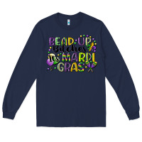 Navy bead up bitches its mardi gras Long Sleeve Tee - CowGirlArtShop