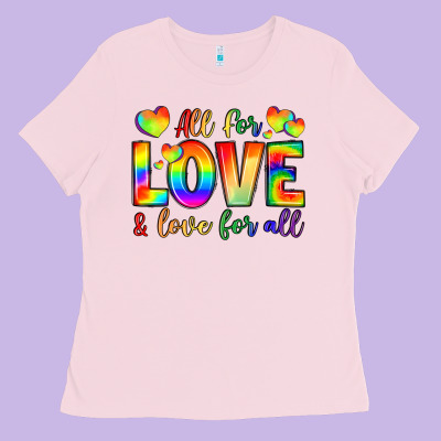All For Love And Love For Love Ladies Tee Designed By Lillyallendesigns