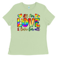 Matcha all for love and love for love Ladies Tee - LillyAllenDesigns