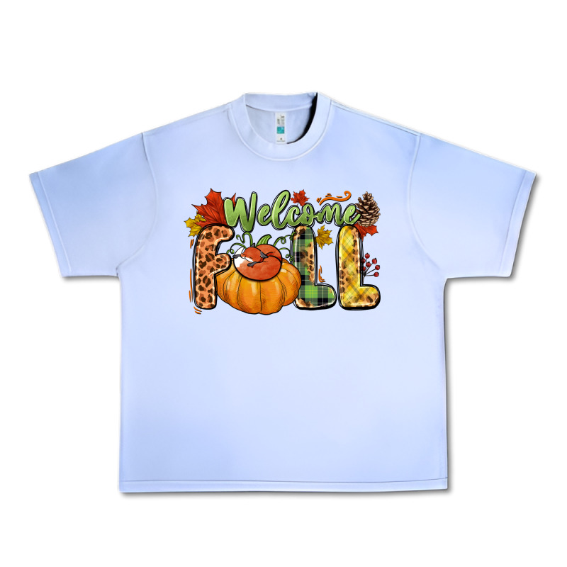 Welcome Fall Urban Heavy Tee by NancyCooperArtShop | Teevron