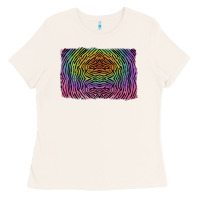 Bone colorful zebra background Ladies Tee - RanaPortraitStore