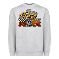 Heather Grey Race mom Mother's Day Heavyweight Sweatshirt - FaDigitalArtStudio