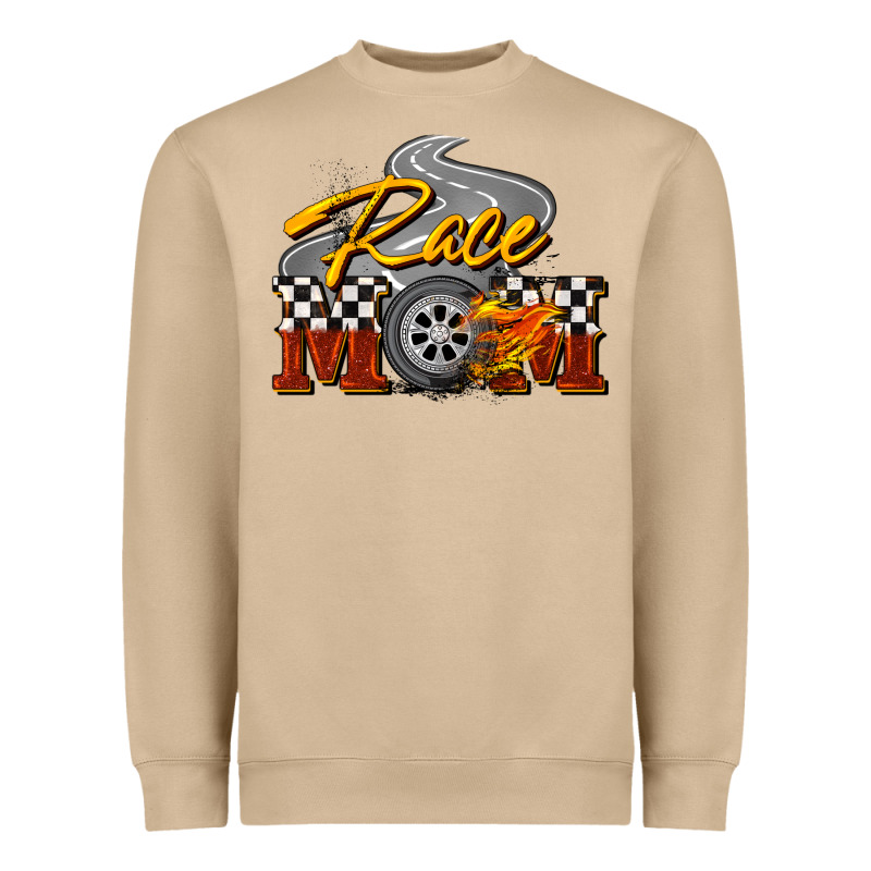 Race Mom Mother's Day Heavyweight Sweatshirt by FaDigitalArtStudio | Teevron