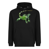 Black İguana Heavyweight Hoodie - LillyAllenDesigns
