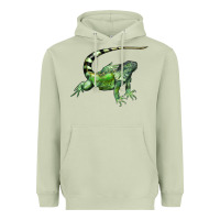 Matcha İguana Heavyweight Hoodie - LillyAllenDesigns
