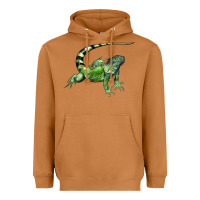 Meerkat İguana Heavyweight Hoodie - LillyAllenDesigns
