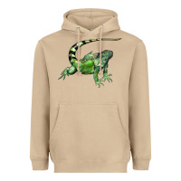 Mushroom İguana Heavyweight Hoodie - LillyAllenDesigns