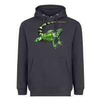 Smoke İguana Heavyweight Hoodie - LillyAllenDesigns