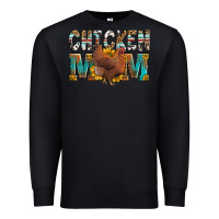Black chicken mom Premium Sweatshirt - LillyAllenDesigns