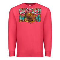 Cardinal chicken mom Premium Sweatshirt - LillyAllenDesigns