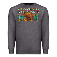 Charcoal Heather chicken mom Premium Sweatshirt - LillyAllenDesigns