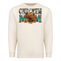 Sandshell chicken mom Premium Sweatshirt - LillyAllenDesigns