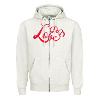 Oatmeal Heather Minnie Mouse Zipper Hoodie - CowhideDigitalArt