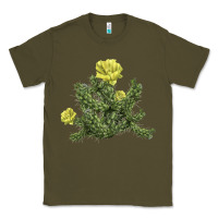 Army Green whipple cholla cactus Classic Tee - LillyAllenDesigns